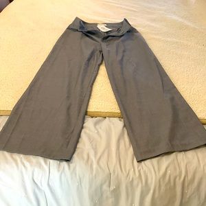 Wide leg gray pants 12th Tribe size small NWT